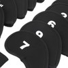Dilwe 11 piece golf club iron cover, golf iron head