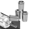 4PCS OZ25 Collets with Wrench Spring Steel Cutting Collet Set