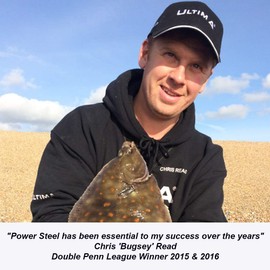 Ultima Power Steel Super Strong Mono Fishing Line - Crystal, 600m, 0.32 mm - 15.0 lb