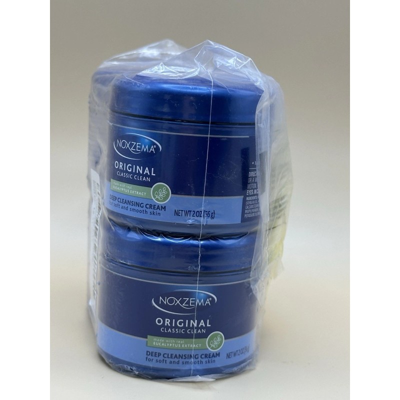 Noxzema Classic Clean Cleanser, Original Deep Cleansing, 2 oz W/Sponge.