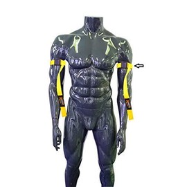 BICEP STRAP YELLOW Max Bicep Bands Help You Gain Muscle Faster Biceps & Triceps Bands for Effective Arms