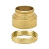 Big Horn 19672 1-35/64 Inch Brass Router Template Guide with