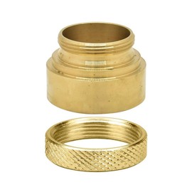 Big Horn 19672 1-35/64 Inch Brass Router Template Guide with Lock Nut Compatible with Porter Cable 42048