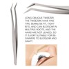 Eyelash Tweezers High Precision Eyelash Extension Tweezers Graft Stainless Steel