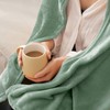 MIULEE Flannel Fleece Throw Blanket Soft Fluffy Solid Color Comfortable