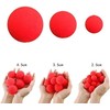 MOMOMAGE Super Soft Sponge Balls Red Foam Balls 10 Pcs
