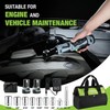 Workpro Cordless Electric Ratchet Wrench 3/8"12V 40Ft-lbs Power w/9PC Socket