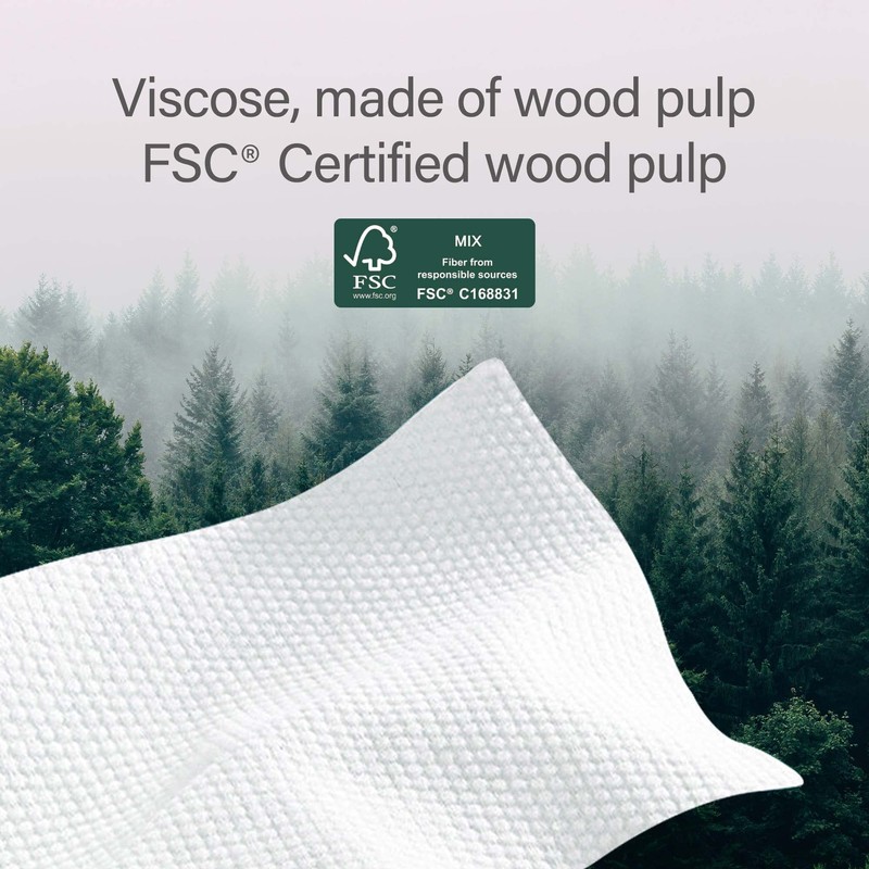 Unifree Facial Tissues I Dry Wipes I Makeup Remover, 8-pack