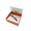 SWANK Baseball Bat & Ball Tie Bar (Black) Tie Clip