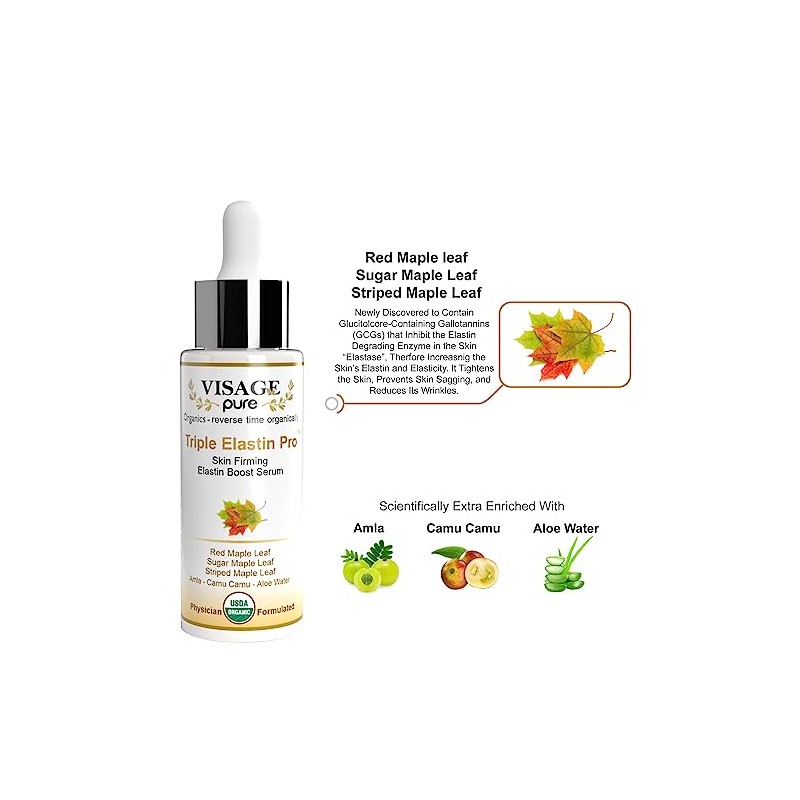 Triple Elastin Pro - Sérum Facial Reafirmante Con Elastina -