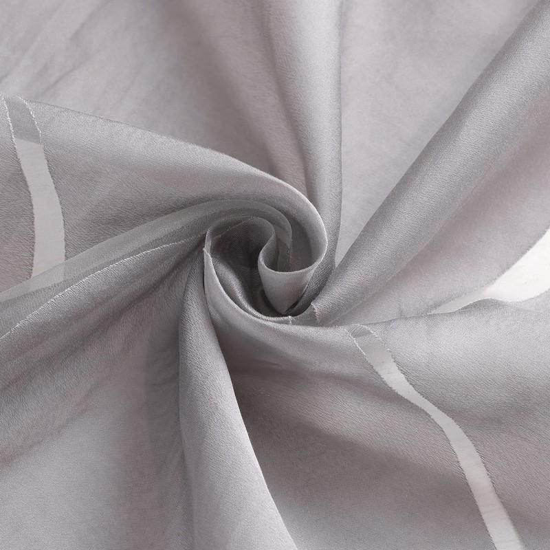 Heichkell Burnout Roman Blind with Loops Transparent Curtain Roller Blind