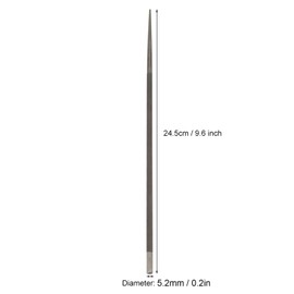 Wifehelper Chainsaw Files, Pack of 3 5.2 mm Round Chainsaw Chain Files Sharpening Files for Chainsaw Blade Restoration