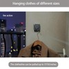 AIMALL Retractable Clothesline, 3.54in Invisible Wall Mounted Double Rope Dryer,