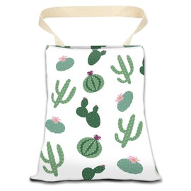 ANKVRP Car Trash Can, Durable Hanging Car Trash Garbage Bag, Cute Automotive Garbage Cans Organizer, Cute Green Cactus
