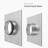 HVAC OV 4" Inch Wall and Ceiling Mount - Duct