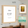 XUANLUO 1 Pack 10x8 Picture Frame,Natural Oak Wood Photo Frames