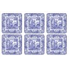 Spode Blue Italian Coasters, Set of 6