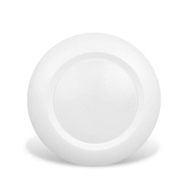 JULLISON 4 Inch LED Low Profile Recessed & Surface Mount Disk Light, Round, 10W, >600 Lumens, 4000K Cool White, CRI80, DOB Design, Dimmable, cETLus Listed, 1 Pack(White)