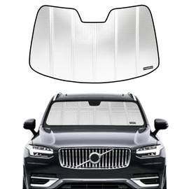 Pigenius Windshield Sun Shade for 2016-2024 Volvo XC90 Front Window Sunshade. Reflective Rigid Material