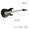 SWANK Swank Black Electric Guitar Tie Clip Tie Bar t0147,