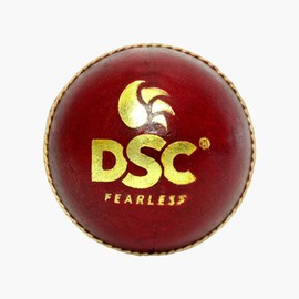 DSC Club Match Leather Ball | Color: Red | Size: Standard | Material: Leather | For Men & Boys | Lightweight and Durable | Long Lasting Performance | Hand Stitched