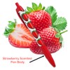 School Badge Store Strawberry Scented Ballpoint Pen, Red with Fruit