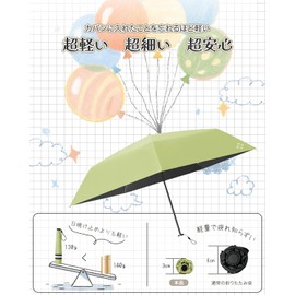 Lilac Folding Umbrella, grass, 55 cm