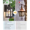 OPAXIS Outdoor Motion Sensor Light, 2 Pack Outside Sconce, Bronze