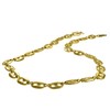 uGems 24K GP Anchor 14mm x 10mm Deisgner Chain 20