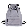 XMRSOY Mochila de gimnasio con cordón resistente al agua, nailon,