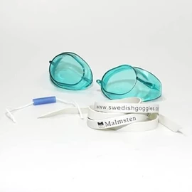 Malmsten Swedish Classic Swimming Goggles | Swedish Goggles | Mounting Set (Green)