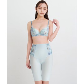 Wacoal GRC424 Women's Girdle [Skin Lift] Lifts Lower Body Sagging, Slim Silhouette, Long Length, Can Be Worn Only, Fits Up To Q Size, Large Size, TU