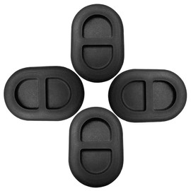 4 Pieces Floor Pan Drain Plugs, Plank Board Drain Holes, Rubber Stoppers for Jeep TJ Wrangler JK JKU JL 1997-2022, for Gladiator Rubicon JT 2020-2022 for All Weather Mopar Slush Floor Mat