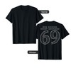 Number and Position 69 T-Shirt with German Text "Nur Gucken,