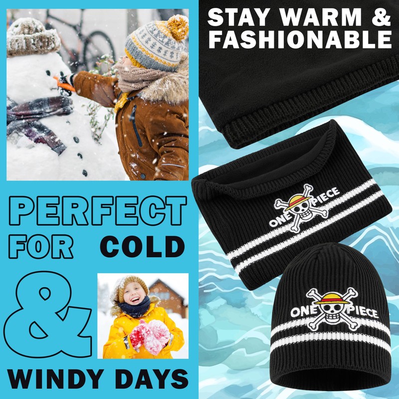 Get Trend One Piece Beanie Winter Accessories Set for Boys