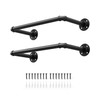 OROPY Industrial Pipe Clothes Rack 21.2” Set of 2, Heavy