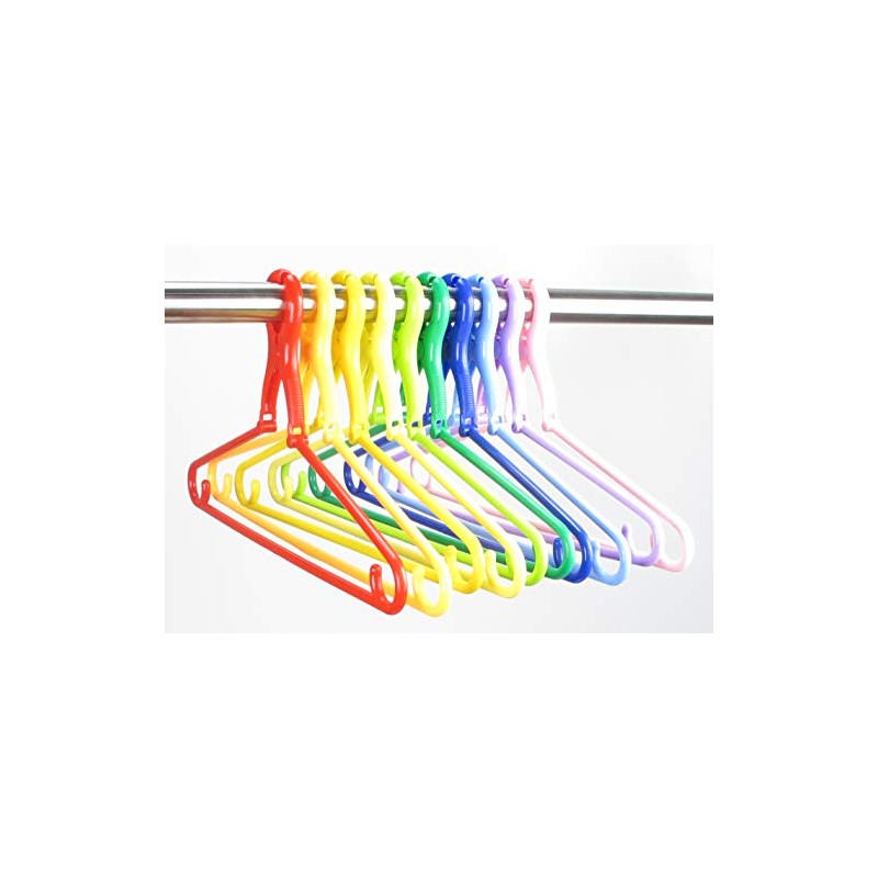 SAWAFUJI CBCM-10C Colorful Laundry Hanger, M, Width 15.3 inches (388