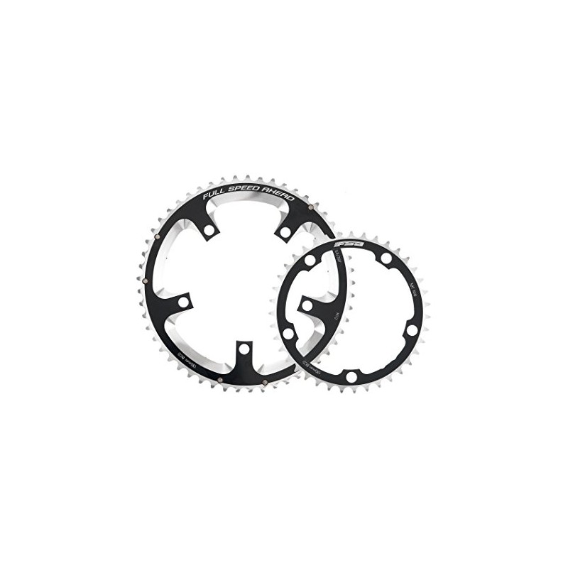 FSA Unisex's Super Road N10/11 130BCD Chainring-Black, 130 x 39t