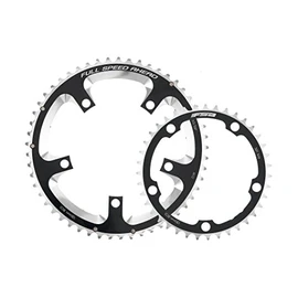 FSA Unisex's Super Road N10/11 130BCD Chainring-Black, 130 x 39t