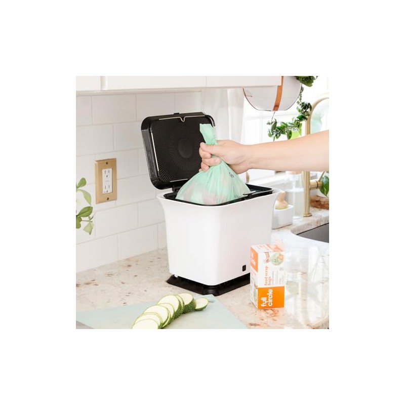 Full Circle Fresh Air Bolsas de Basura compostables, Regular, 25