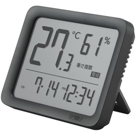 Tanita TC-421-DG Thermo-Hygrometer Alarm Clock Temperature Hygrometer Condition Sensor Dark Gray