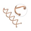20 PCS Metal Spiral Hair Pins Fast Bun Twist Screws