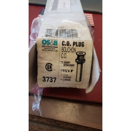 OS&B NEW OS&B Open Grid Lava. Drain 3737CP 1-1/4 in Cast Brass Chrome-Plated (S1-C280