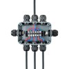 SuperInk 5 Pack Dustproof Electrical Junction Box Connector 9-Pole Waterproof