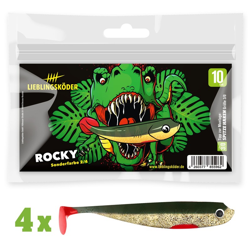 Lieblingsköder Rubber Fishing Bait for Perch Zander Pike 10 cm,