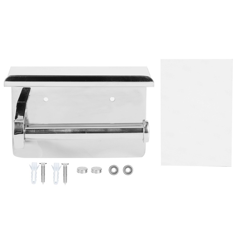 Stainless Steel Wall Mounted Toilet Roll Paper Holder with Mobile