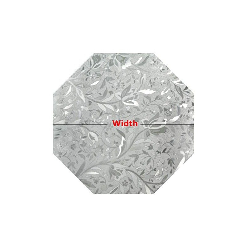 Autotech Park Precut Octagon Window Film, Floral Series 5 Design,