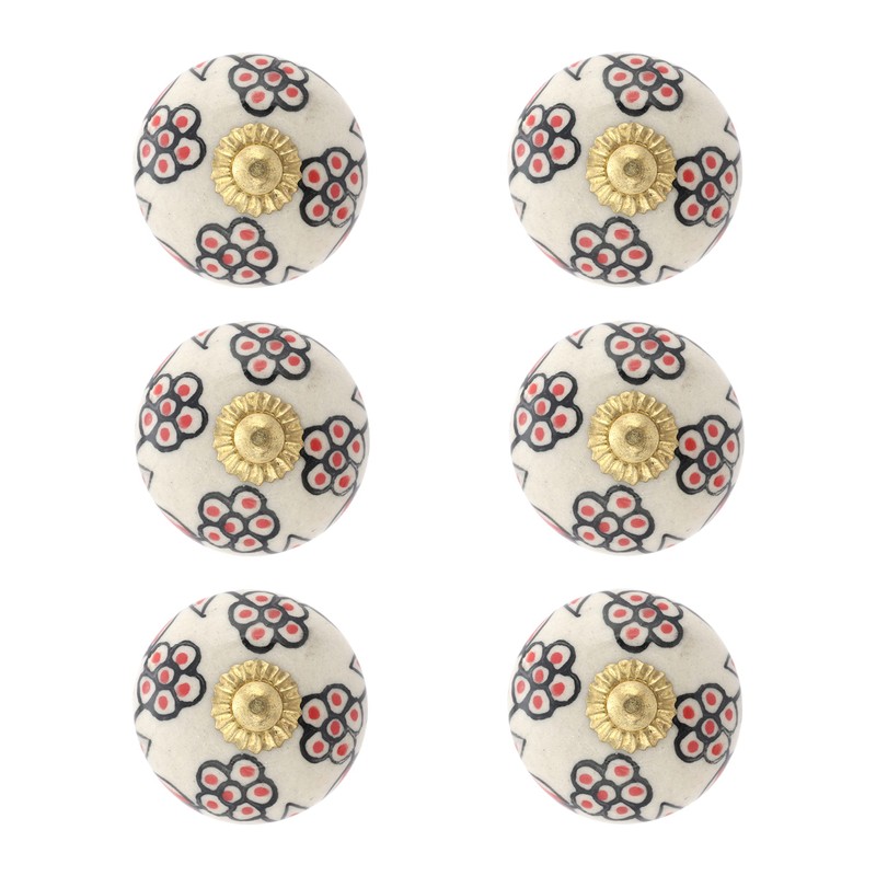 Rasiya Art Door Knobs Ceramic - Countryside Boho Handmade Ceramic