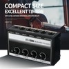 HSCLPM Headphone Amplifier with Audio Cable, HA400 4-Channel Metal Stereo