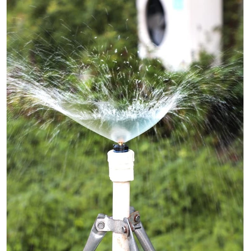 La Farah 10pcs Atomizing Sprinkler Nozzle,1/2 inch Garden Misting Emitters